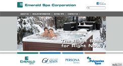Desktop Screenshot of emeraldspa.com